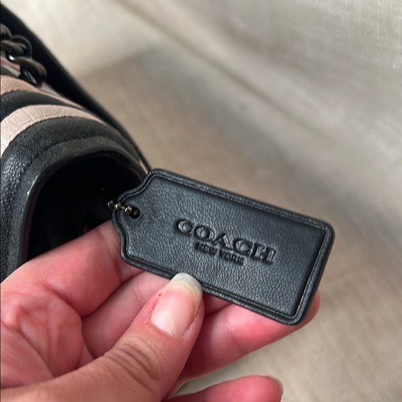 COACH Parker with Multicolor Striped Quilting Women's Bag - Picture 2 of 8